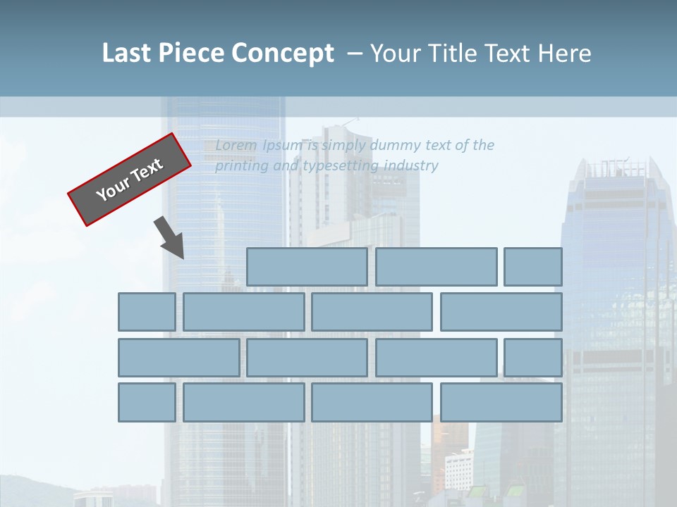 Colorful Sea Chinese PowerPoint Template