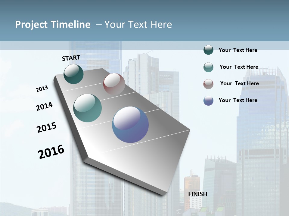 Colorful Sea Chinese PowerPoint Template