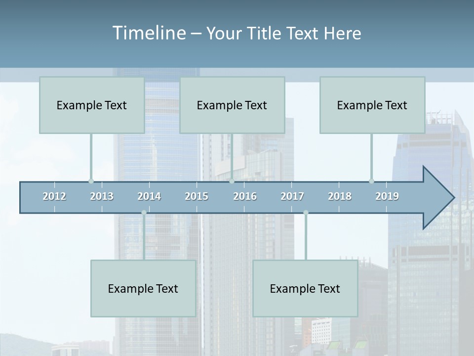 Colorful Sea Chinese PowerPoint Template