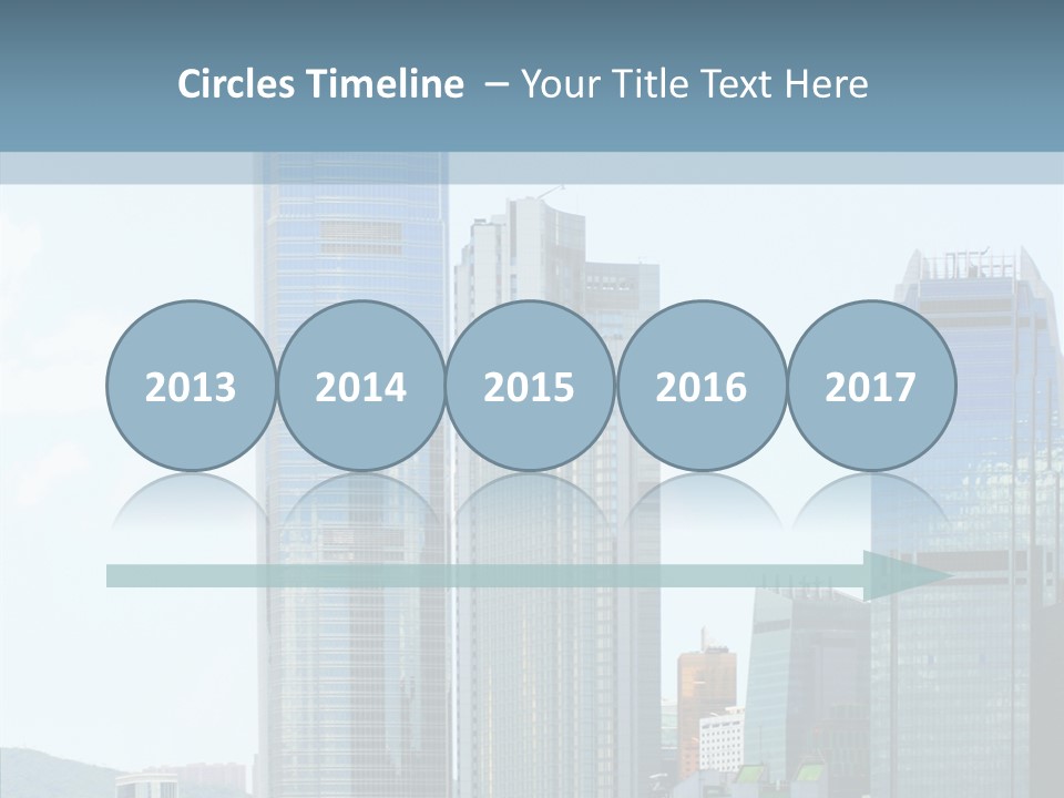 Colorful Sea Chinese PowerPoint Template