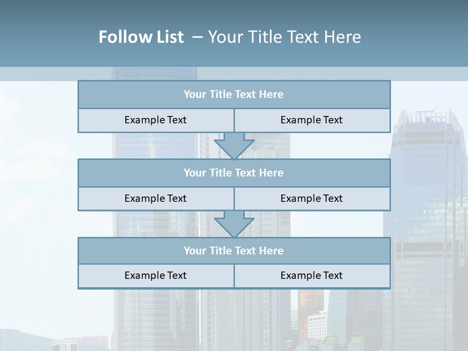 Colorful Sea Chinese PowerPoint Template
