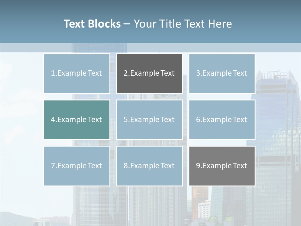 Colorful Sea Chinese PowerPoint Template