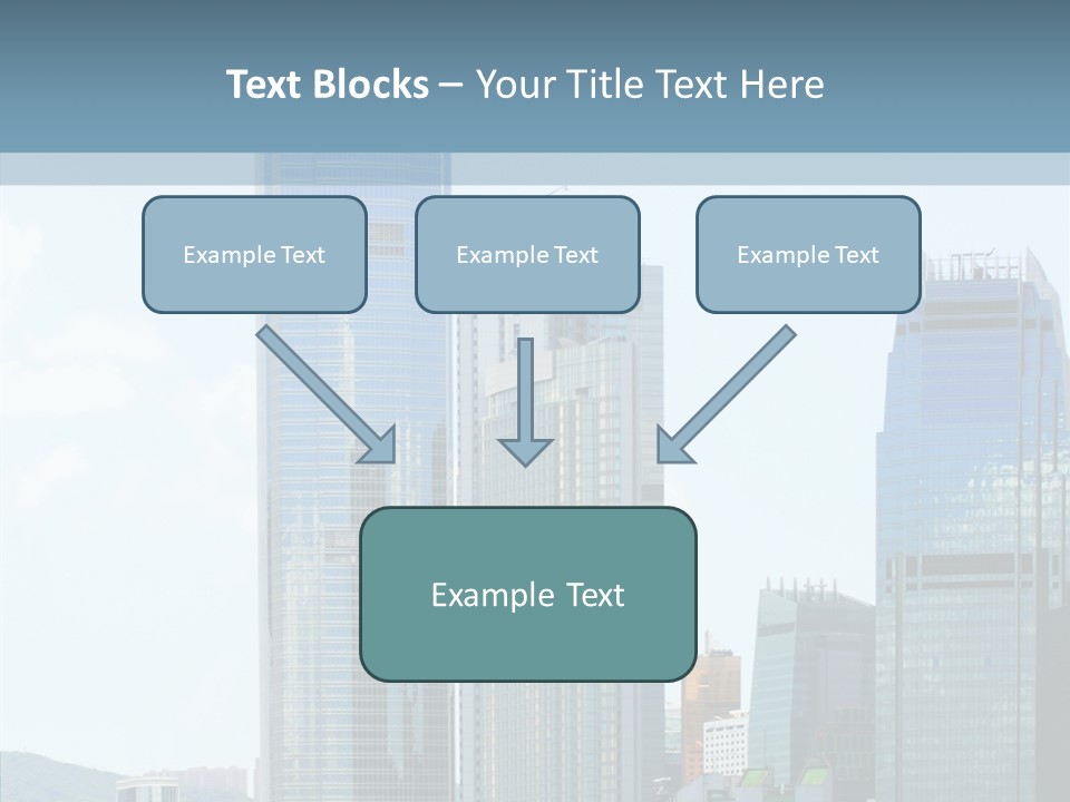 Colorful Sea Chinese PowerPoint Template