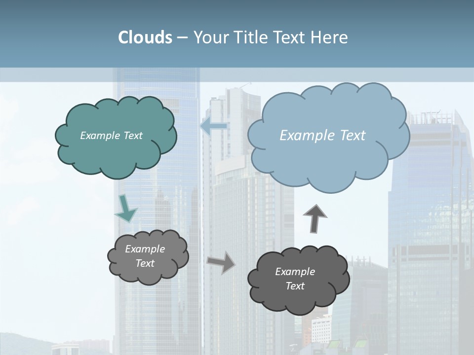 Colorful Sea Chinese PowerPoint Template