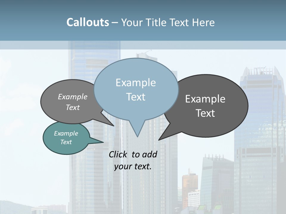 Colorful Sea Chinese PowerPoint Template