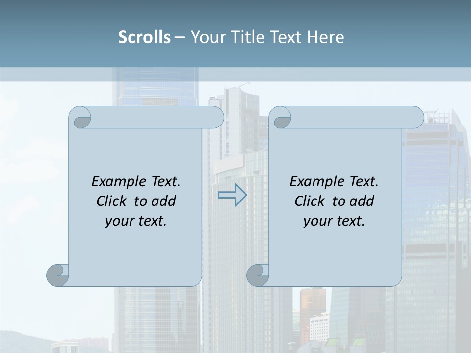 Colorful Sea Chinese PowerPoint Template