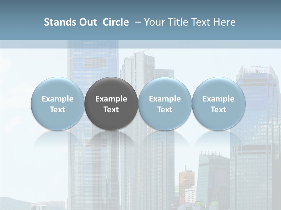 Colorful Sea Chinese PowerPoint Template