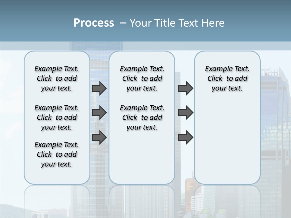 Colorful Sea Chinese PowerPoint Template
