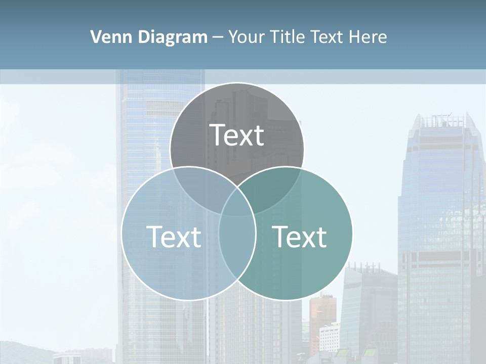 Colorful Sea Chinese PowerPoint Template