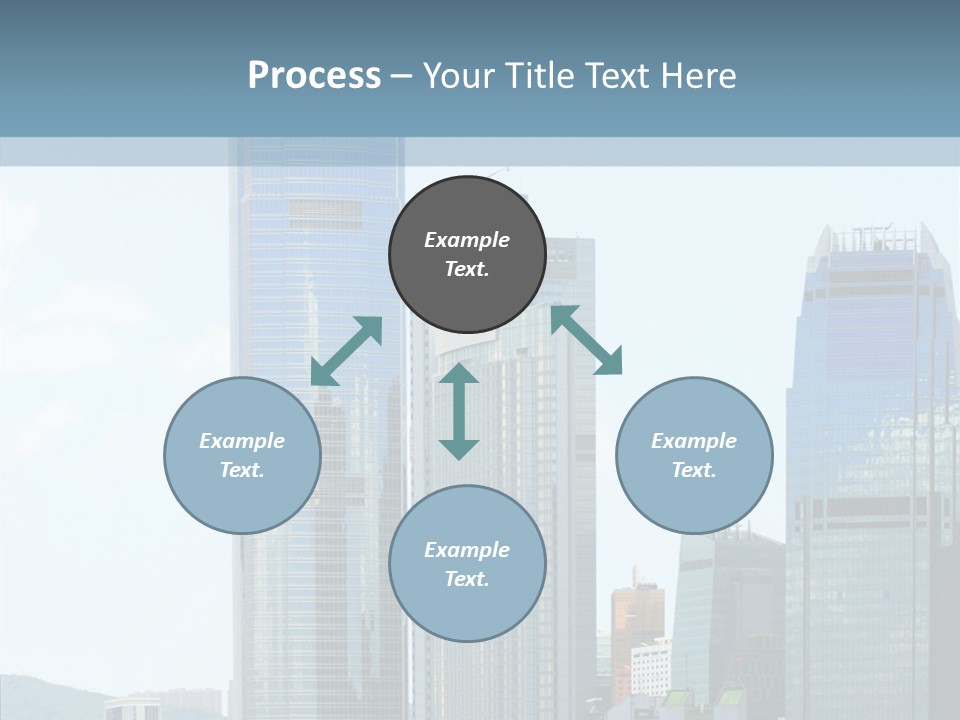 Colorful Sea Chinese PowerPoint Template