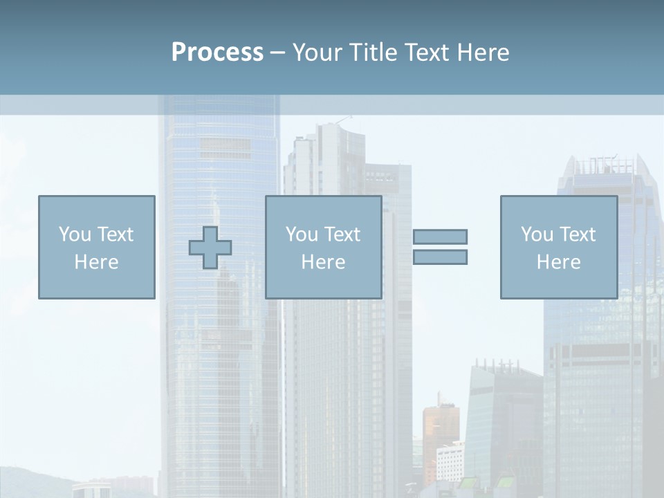 Colorful Sea Chinese PowerPoint Template
