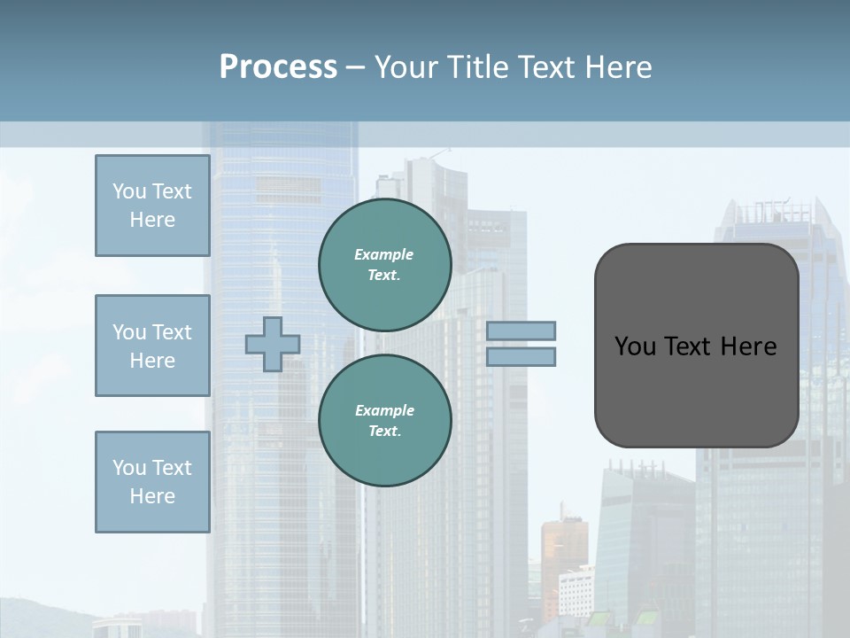 Colorful Sea Chinese PowerPoint Template