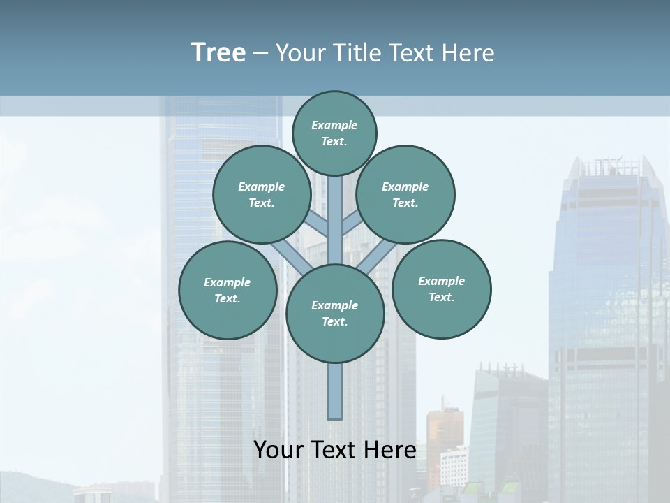 Colorful Sea Chinese PowerPoint Template