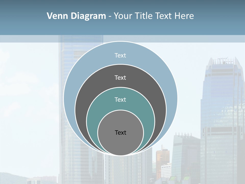 Colorful Sea Chinese PowerPoint Template