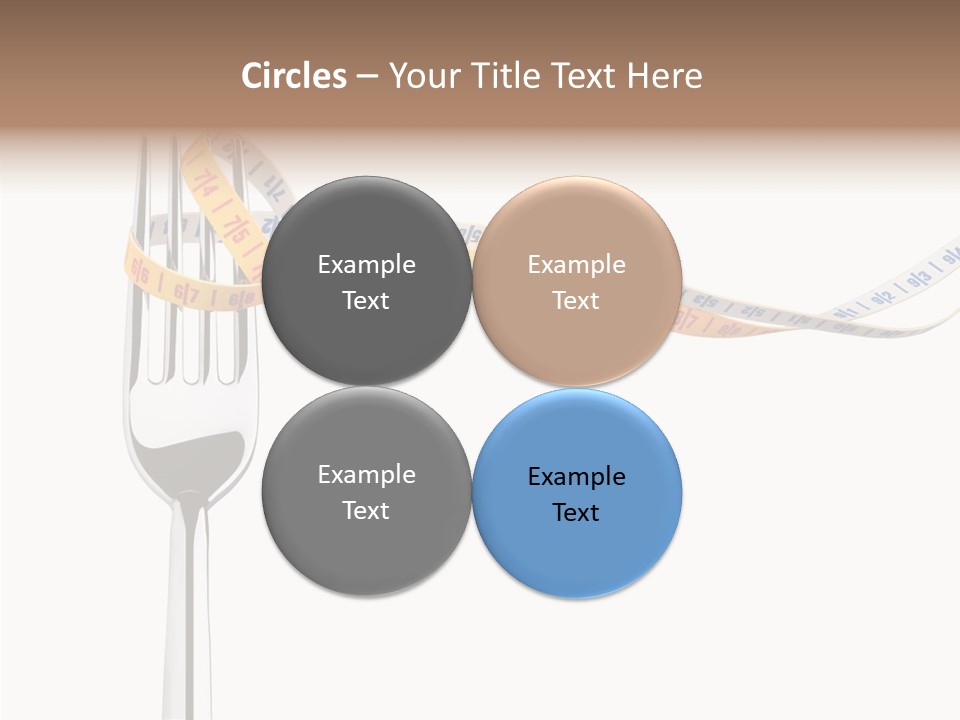 Close Lifestyle Overweight PowerPoint Template