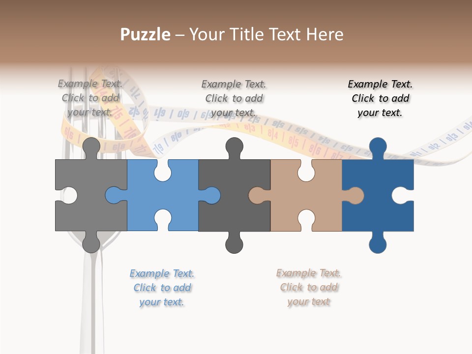 Close Lifestyle Overweight PowerPoint Template