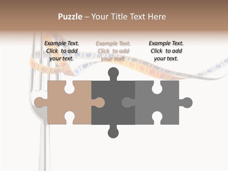 Close Lifestyle Overweight PowerPoint Template