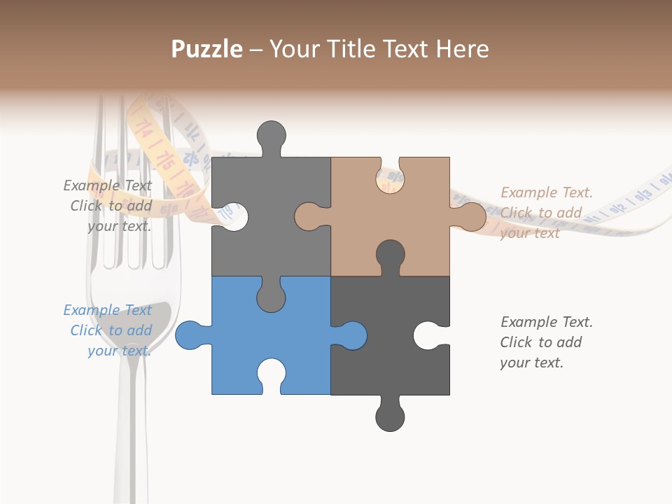 Close Lifestyle Overweight PowerPoint Template