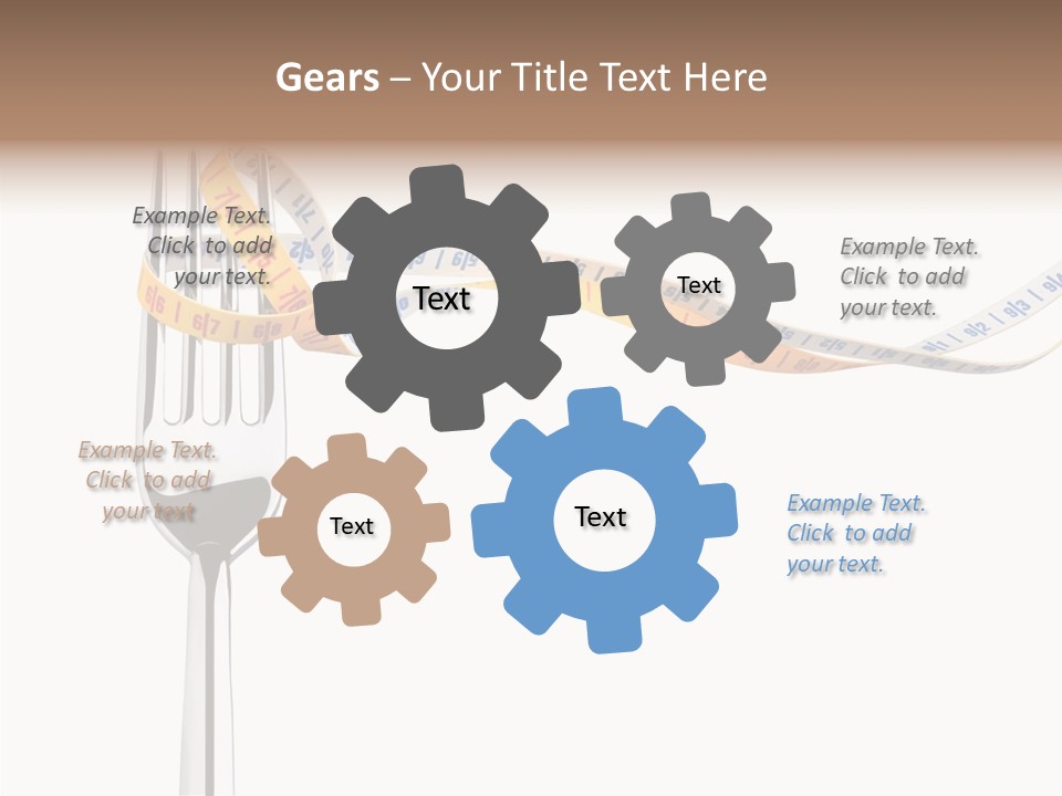 Close Lifestyle Overweight PowerPoint Template