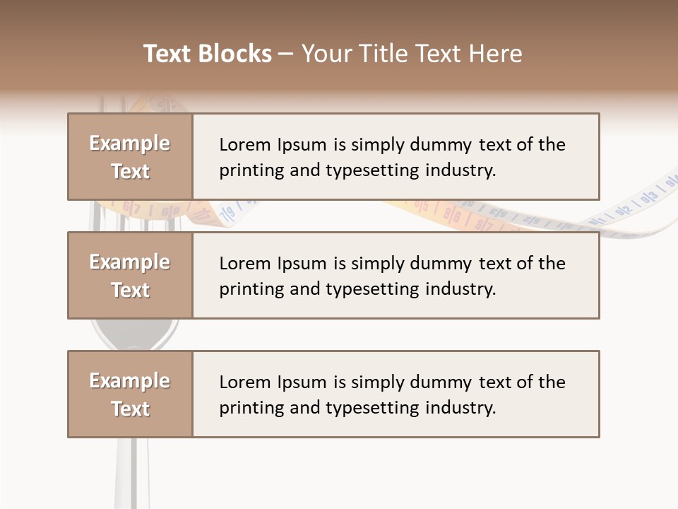 Close Lifestyle Overweight PowerPoint Template