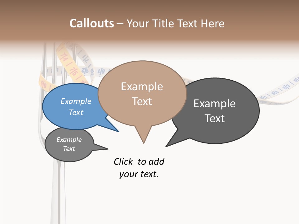 Close Lifestyle Overweight PowerPoint Template