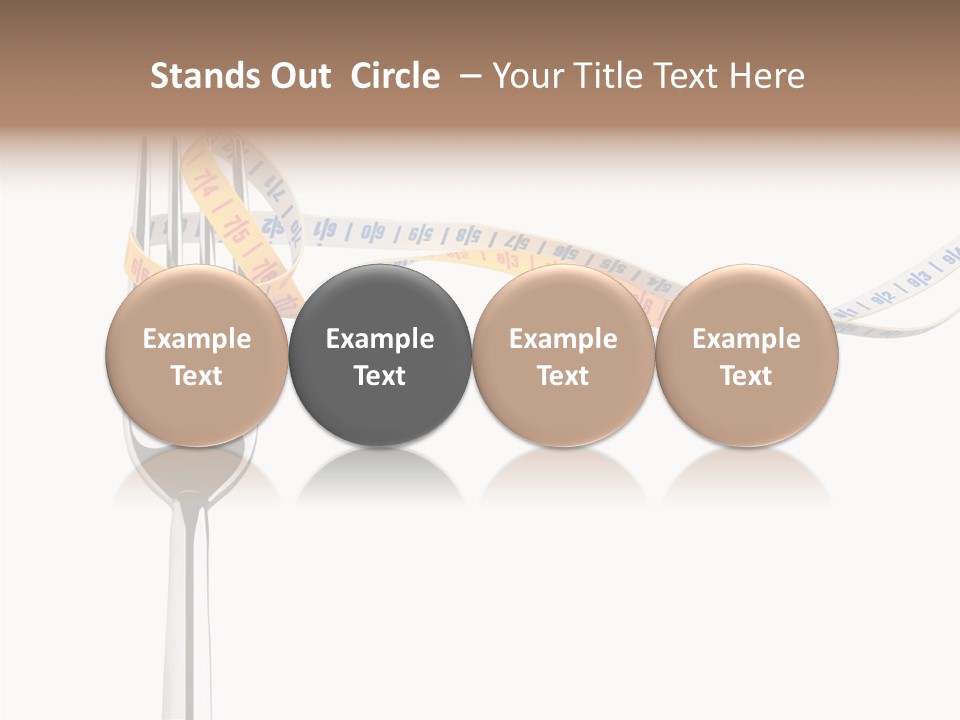 Close Lifestyle Overweight PowerPoint Template