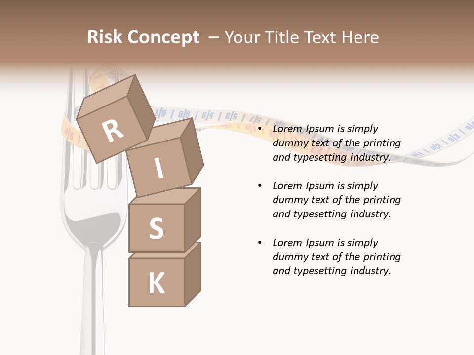 Close Lifestyle Overweight PowerPoint Template