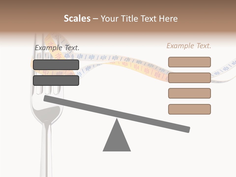 Close Lifestyle Overweight PowerPoint Template