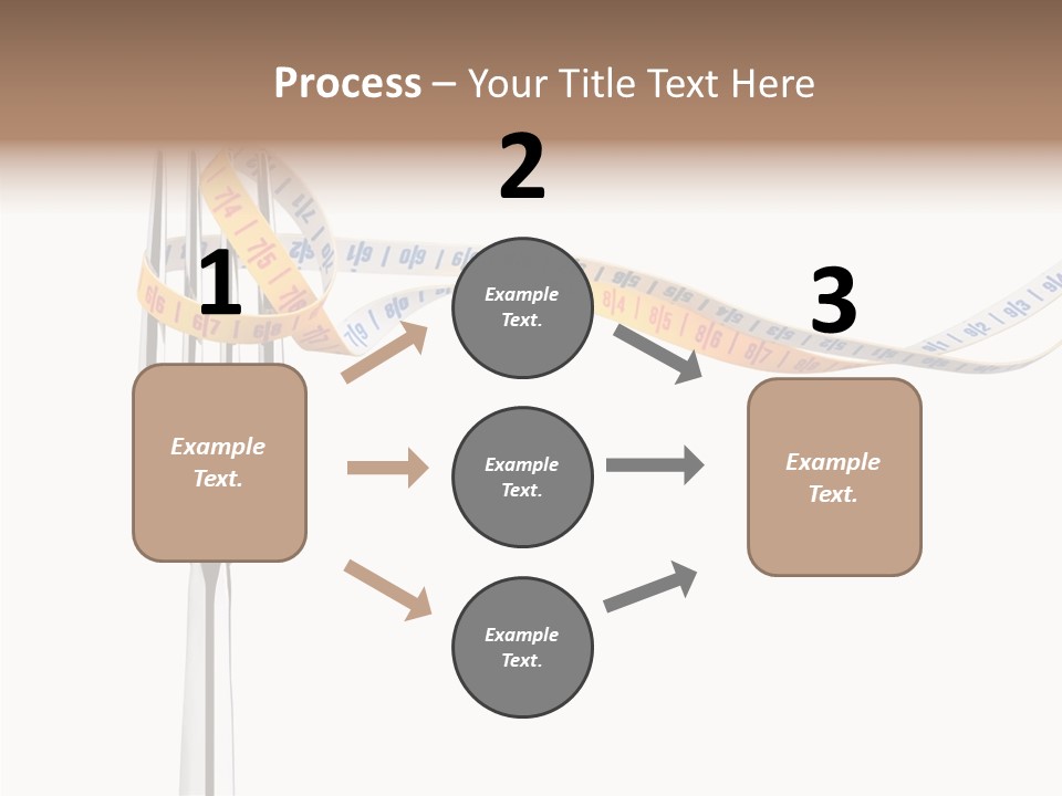 Close Lifestyle Overweight PowerPoint Template