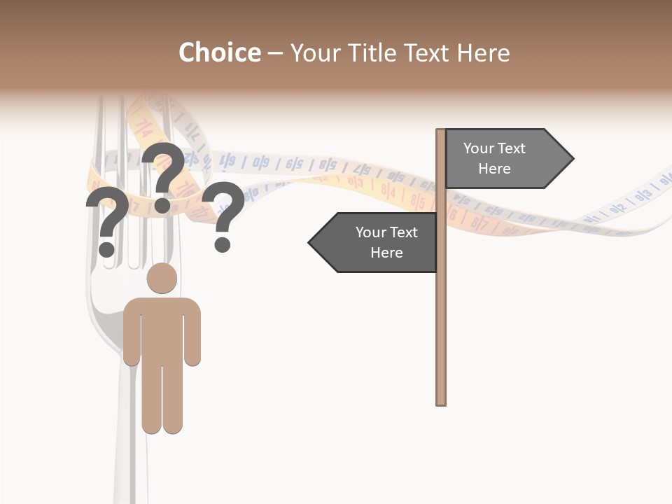 Close Lifestyle Overweight PowerPoint Template