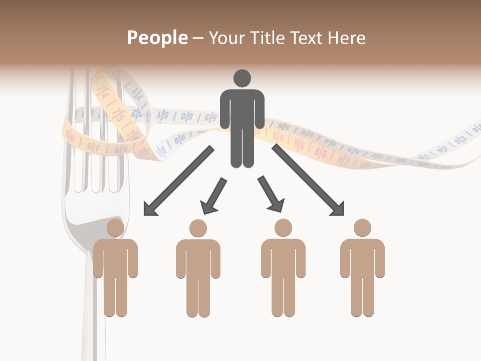 Close Lifestyle Overweight PowerPoint Template