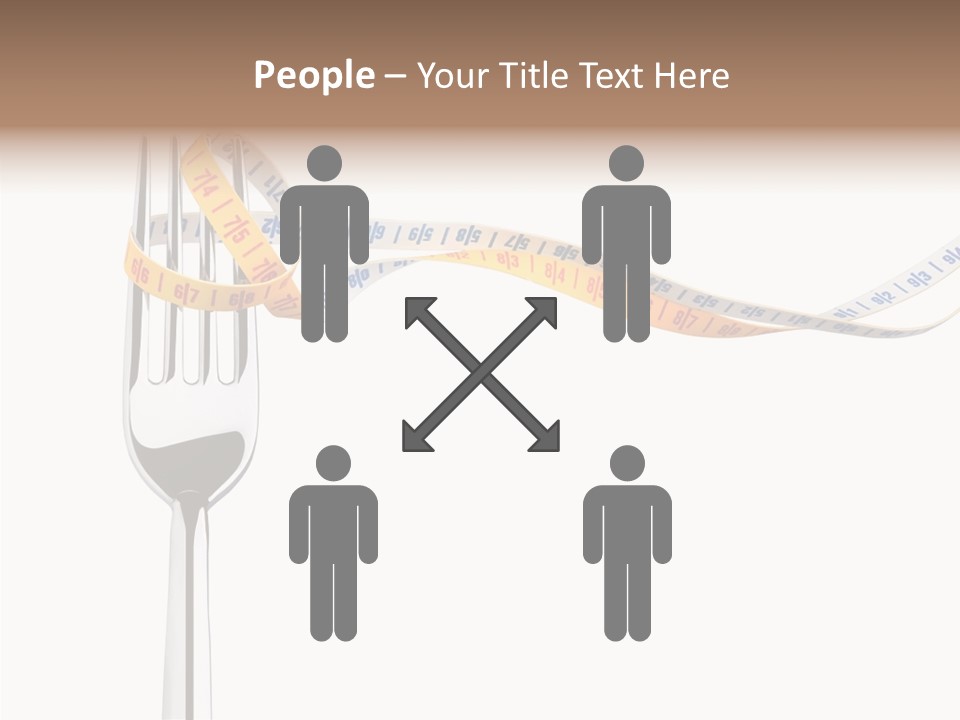 Close Lifestyle Overweight PowerPoint Template