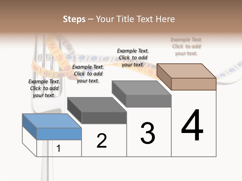 Close Lifestyle Overweight PowerPoint Template
