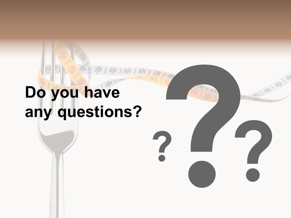 Close Lifestyle Overweight PowerPoint Template