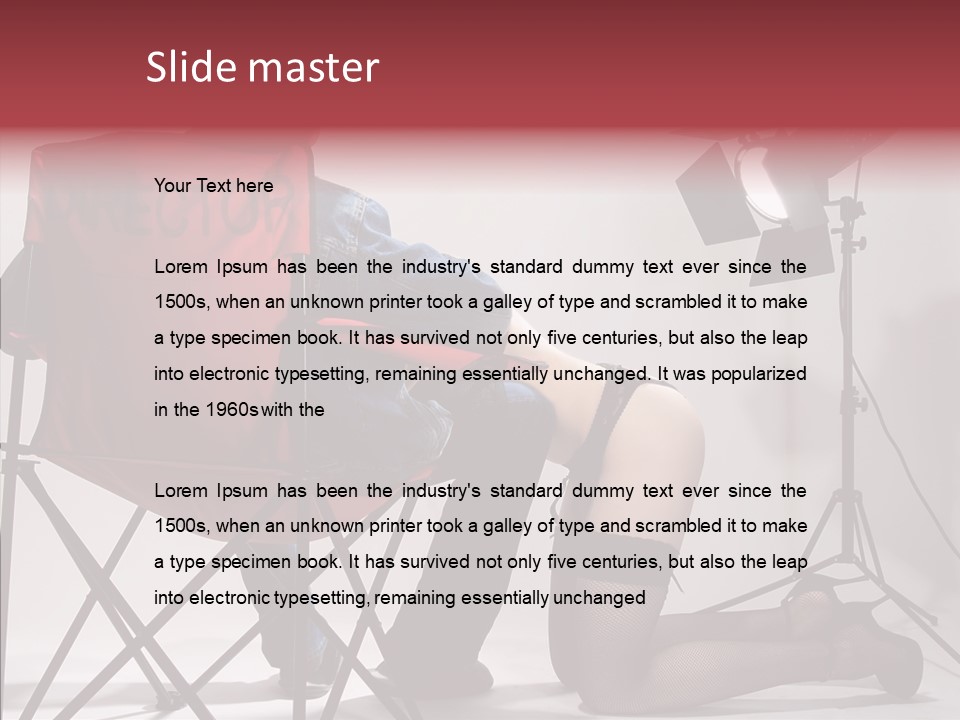 Cinema Play Art PowerPoint Template