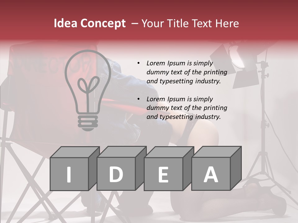 Cinema Play Art PowerPoint Template