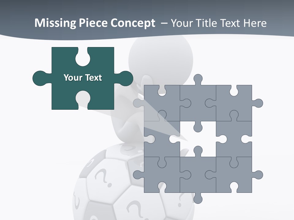 Data Assistance Mark PowerPoint Template