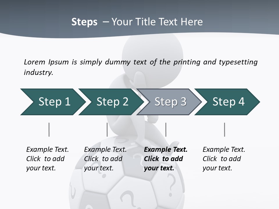 Data Assistance Mark PowerPoint Template