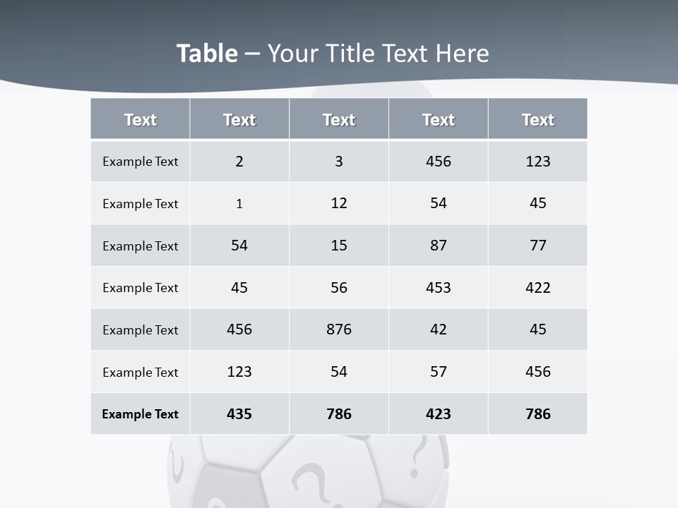 Data Assistance Mark PowerPoint Template