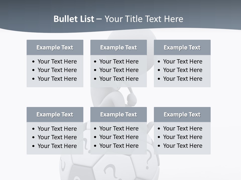 Data Assistance Mark PowerPoint Template