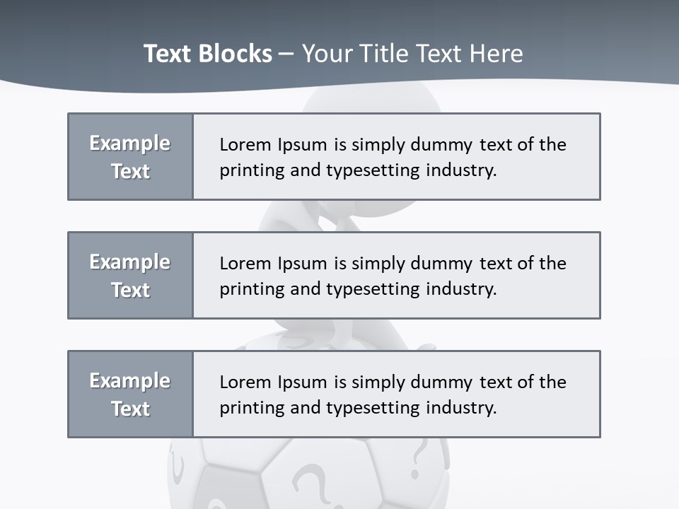 Data Assistance Mark PowerPoint Template