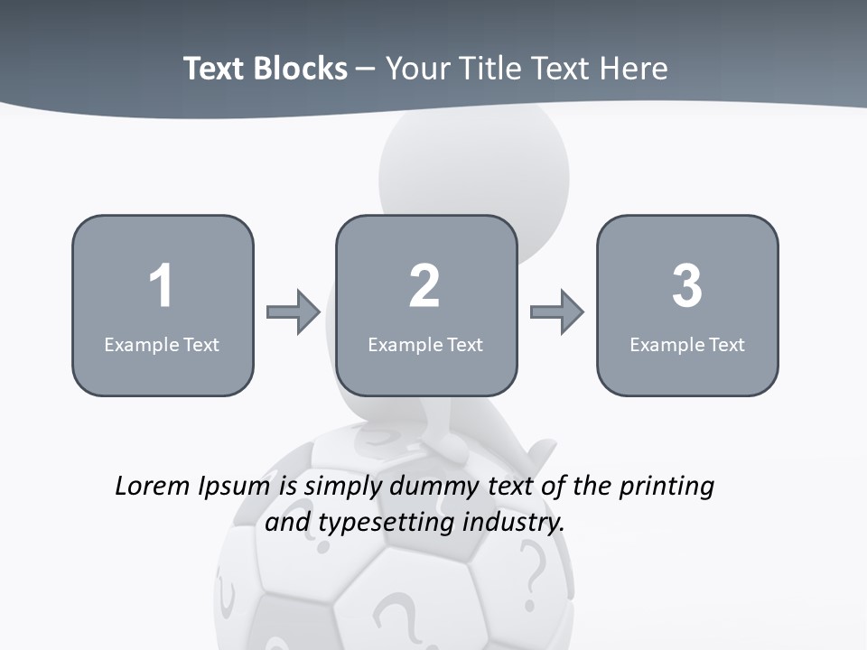 Data Assistance Mark PowerPoint Template