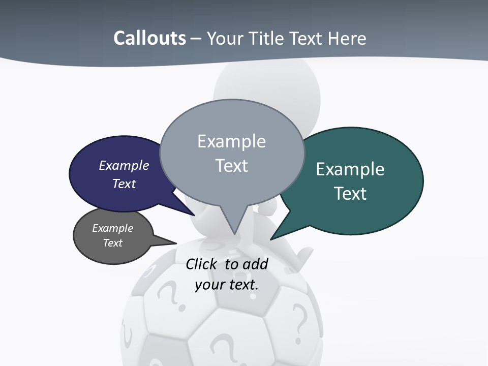Data Assistance Mark PowerPoint Template