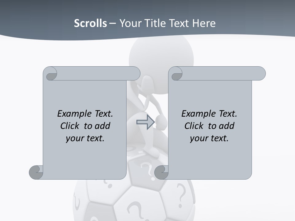 Data Assistance Mark PowerPoint Template