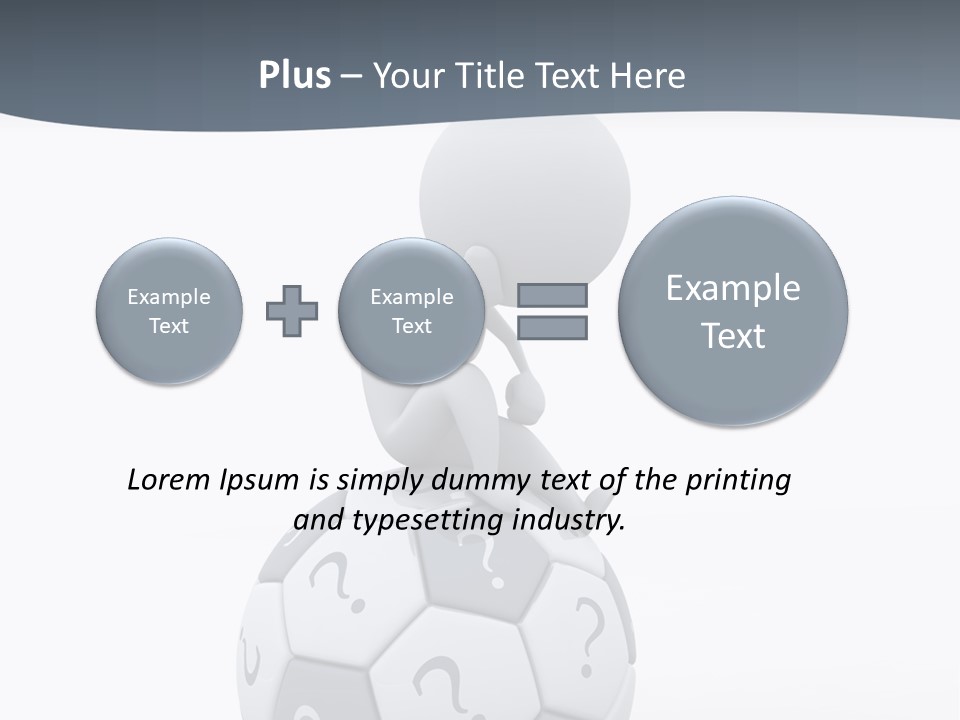 Data Assistance Mark PowerPoint Template