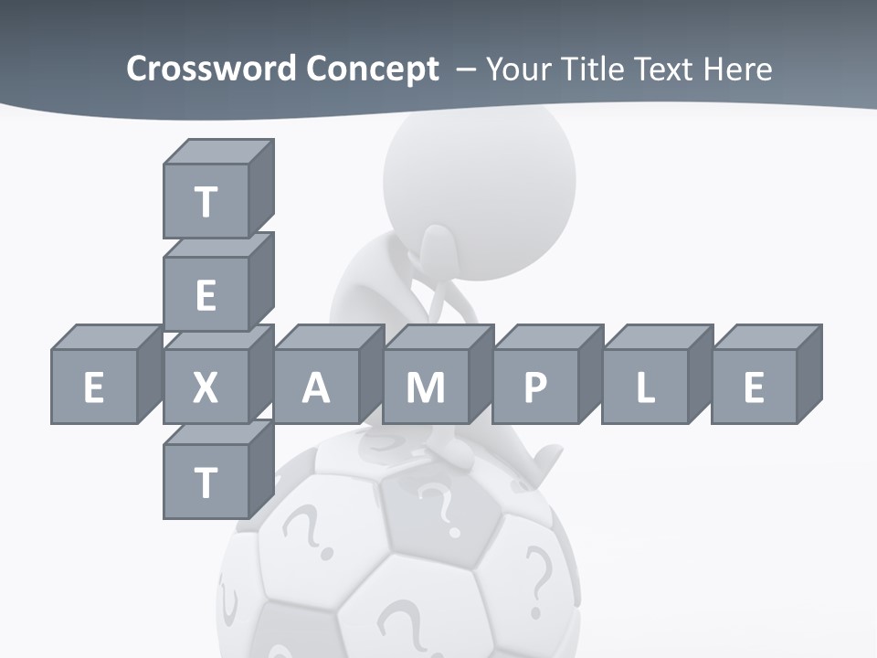 Data Assistance Mark PowerPoint Template