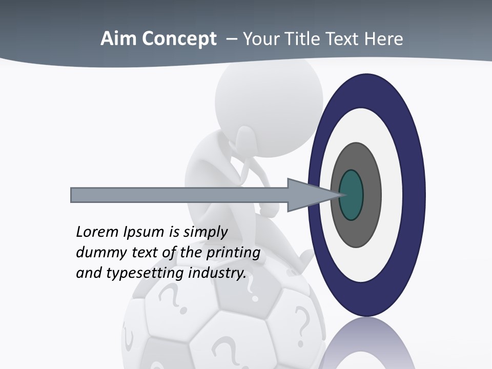 Data Assistance Mark PowerPoint Template