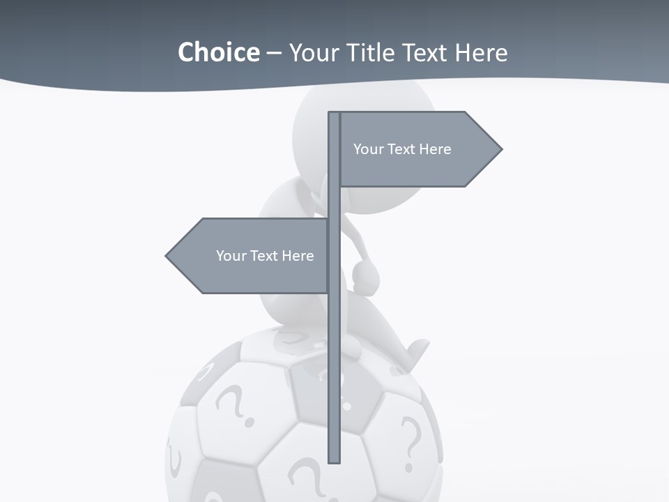 Data Assistance Mark PowerPoint Template