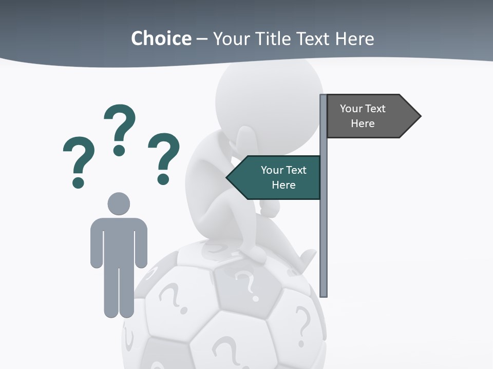 Data Assistance Mark PowerPoint Template