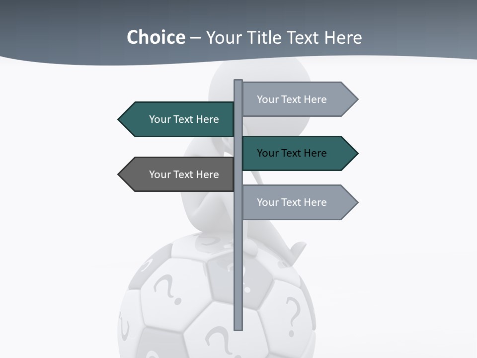Data Assistance Mark PowerPoint Template